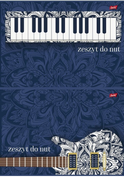 Zeszyt do nut A5 16 kartek 25 sztuk mix