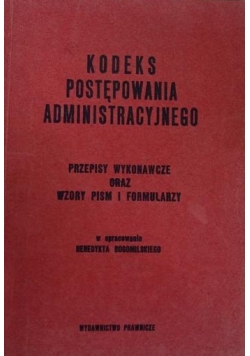 Kodeks postępowania administracyjnego