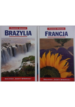 Podróże marzeń: Brazylia/ Francja, zestaw 2 książek