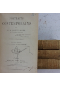 Portraits contemporains, tom II-V, 1870 r.