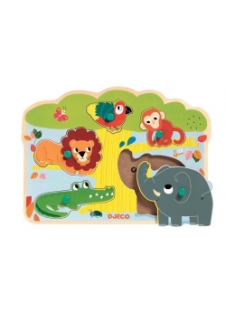 Układanka z dźwiękiem - ZOO