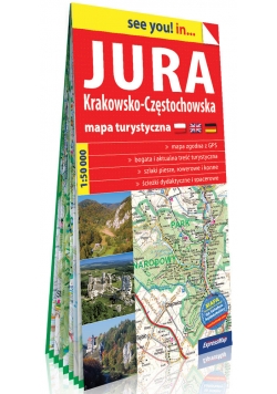 Jura Krakowsko-Częstochowska papierowa mapa turystyczna 1:50 000