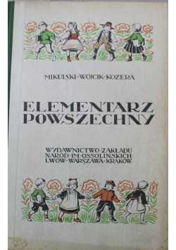Elementarz powszechny 1929 r.