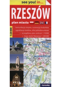 Rzeszów plan miasta 1:20 000