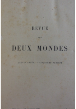 Revue des Deux Mondes, 1907 r.