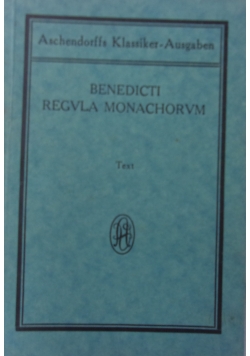 Benedicti Regvla Monachrvm, 1931 r.