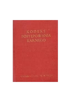 Kodeks postępowania karnego