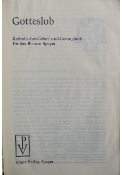 Gotteslob, Katolisches Gebet - und Gesangsbuch