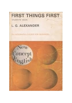 First Things First. Students Book