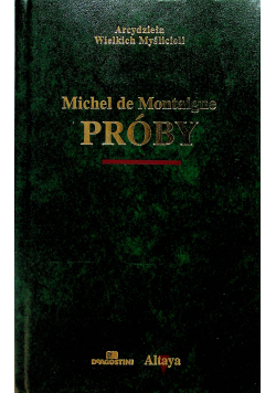 Michel de Montaigne Próby