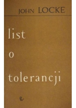 List o tolerancji