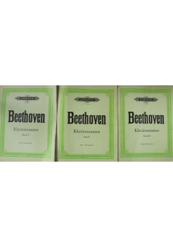 Beethoven Klaviersonaten Band I - III