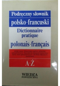 Podręczny słownik polsko-francuski.