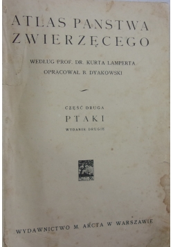 Atlas państwa zwierzęcego, cz.2, 1905 r.