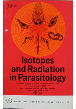 Isotopes and Radiation in Parasitology