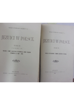 Jezuici w Polsce, tom IV