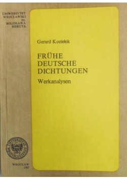 Fruche Deutsche Dichtungen