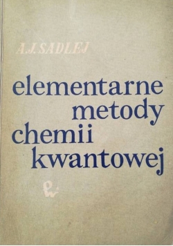 Elementarne metody chemii kwantowej