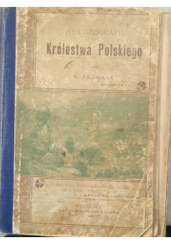 Rys geografii Królestwa Polskiego 1902 r