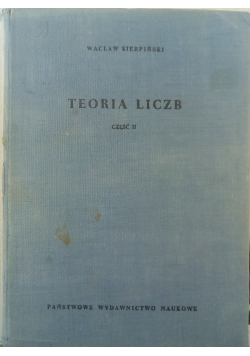 Teoria liczb, cz. II