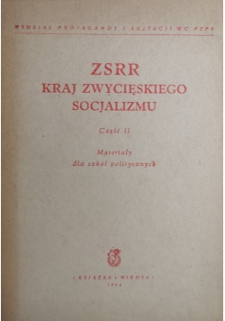 ZSRR Kraj zwycięskiego socjalizmu Część 2