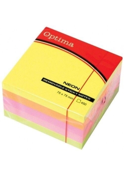 Notes samoprzylepny neon 75x75