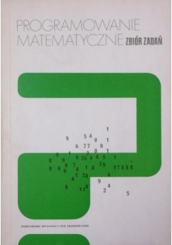 Programowanie matematyczne. Zbiór zadań