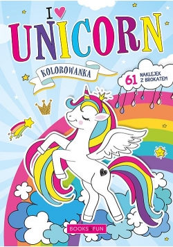 Kolorowanka Unicorn z naklejkami