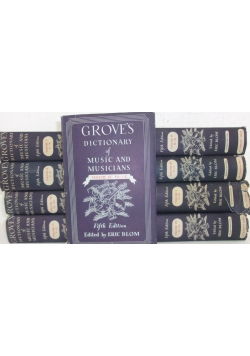 Grove's Dictionary of music and musicians, Volume I - IX