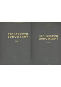 Stolarstwo budowlane - 2 części