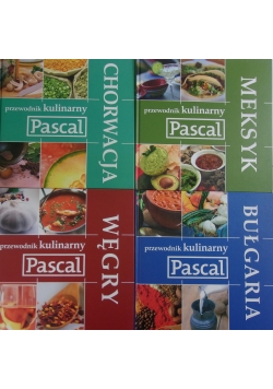 Przewodnik kulinarny, zestaw 4 książek