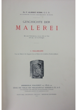 Geschichte der Malerei, 1909r.