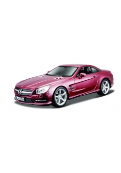 Mercedes-Benz SL 500 bordowy 1:24 BBURAGO