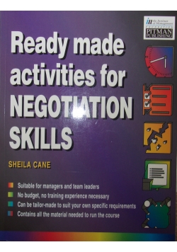 Ready made activities for Negotiaion Skills