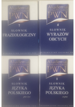 Akademia Języka Polskiego PWN , zestaw 5 tomów