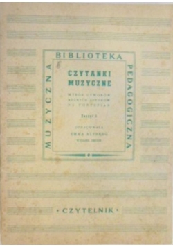 Czytanki muzyczne, zeszyt I