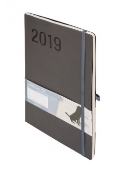 Minimalizm B5 Kalendarz Notes 2019 tygodniowy szary