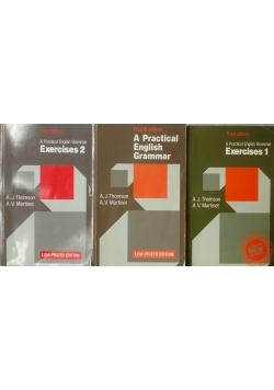 A Practical English Grammar, zestaw 3 książek