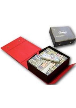Domino kolorowe w etui 136 sztuk