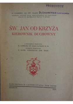 Św. Jan od Krzyża Kierownik duchowy, 1950
