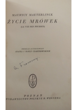 Życie mrówek, ok. 1930 r.