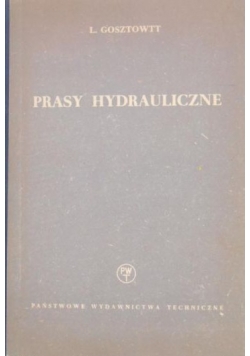 Prasy hydrauliczne
