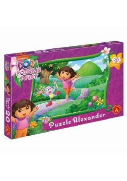 Puzzle 20 maxi - DORA Kolorowa Kraina