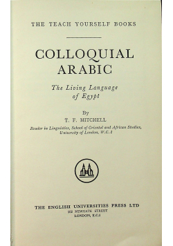 Colloquial arabic