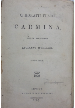 Carmina, 1889r.