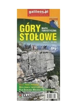 Mapa turystyczna - Góry Stołowe 1:30 000