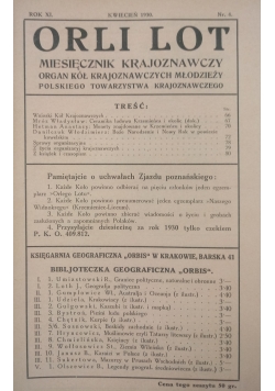 Orli lot Kwiecień 1930 r.