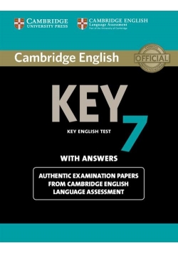 Cambridge English Key 7 Student's Book with Answers