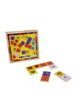 Drewniane domino duże