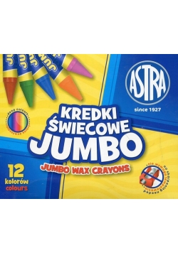 Kredki świecowe Jumbo 12 kolorów